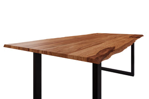 #teakfarben #220x100 #u-gestellschwarz