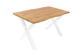#wildeichenfarben #140x80 #x-gestellweiß