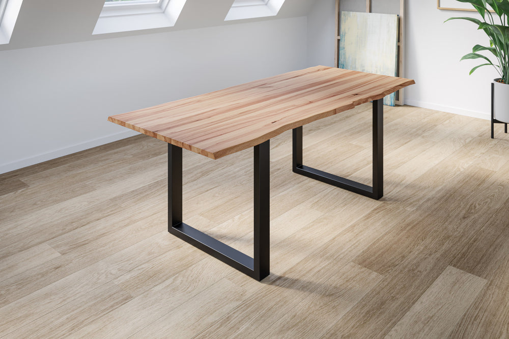 #wildbuchenaturfarben #160x85 #u-gestellschwarz