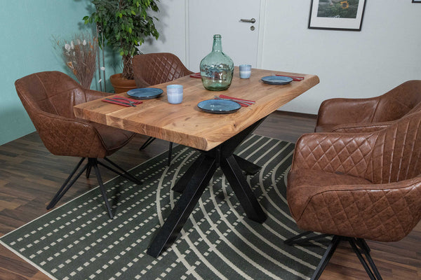 #naturfarben #120x80 #spider-gestellschwarz