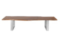 #nussbaumfarben #220cm #u-gestellsilber