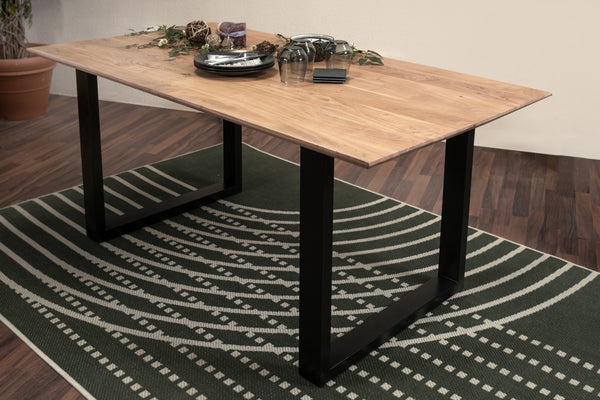 #naturfarben #260x100 #u-gestellschwarz