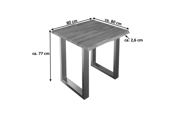 #stonefarben #80x80 #u-gestellsilber
