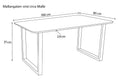 #160x85 #u-gestellschwarz