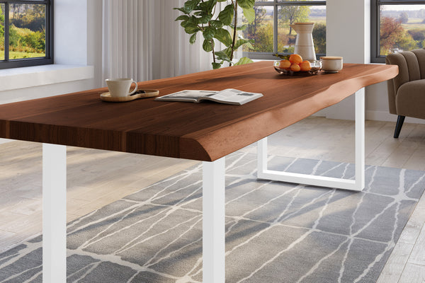 #nussbaumfarben #280x120 #u-gestellweiß