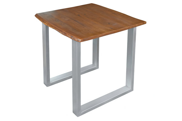 #nussbaumfarben #80x80 #u-gestellsilber