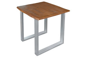 #nussbaumfarben #80x80 #u-gestellsilber