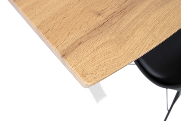 #wildeichenfarben #200x100 #x-gestellweiß