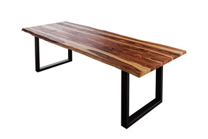 #sheeshamnaturfarbenlackiert #260x100 #u-gestellschwarz