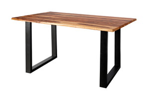 #sheeshamnaturfarben #140x80 #u-gestellschwarz