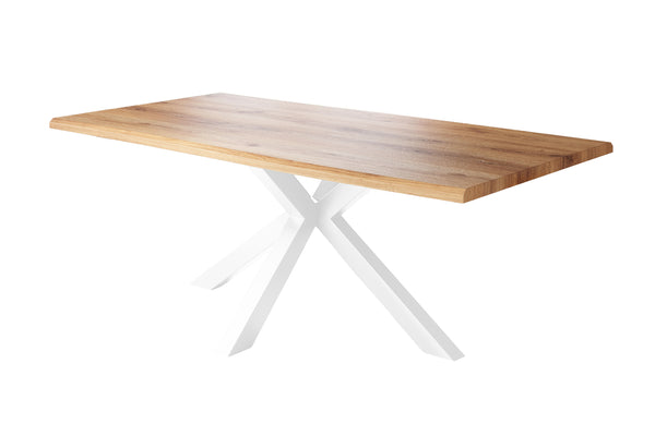 #holzwildeiche-optik #240x100 #spider-gestellweiß