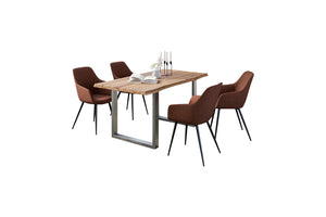 #naturfarben #140x80 #u-gestellsilber