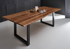 #nussbaumfarben #240x100 #u-gestellschwarz