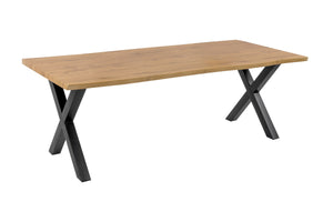 #wildeichenfarben #240x100 #x-gestellschwarz