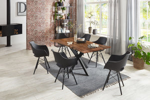 #nussbaumfarben #180x90 #spider-gestellschwarz