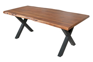 #nussbaumfarben #260x100 #x-gestellschwarz