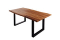 #sheeshamteakfarben #160x85 #u-gestellschwarz