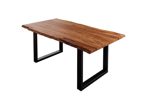 #sheeshamteakfarben #160x85 #u-gestellschwarz