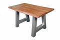 #nussbaumfarben #180x90 #a-gestellsilber