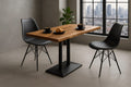 #akazienaturfarben #100x60 #säulen-gestellschwarz