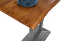 #akazienussbaumfarben #120x60 #säulen-gestellsilber
