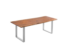 #nougatfarben #220x100 #u-gestellsilber
