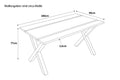 #180x90 #x-gestellschwarz