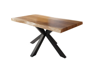 #akazienaturfarben #160x85 #spider-gestellschwarz