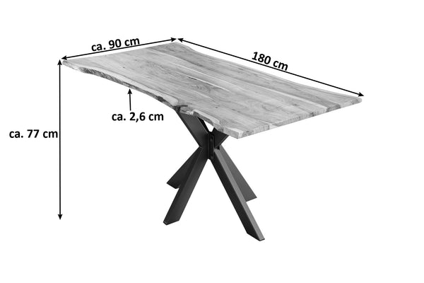 #naturfarben #180x90 #spider-gestellschwarz