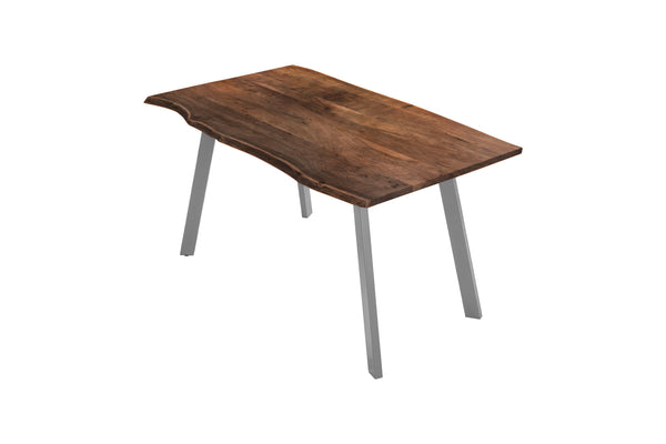 #nussbaumfarben #160x85 #vierfuß-gestell