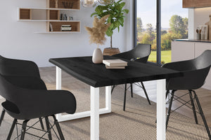 #holzgrau-optik #140x80 #u-gestellweiß