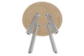 #naturfarben #80x80 #vierfuß-gestellsilber