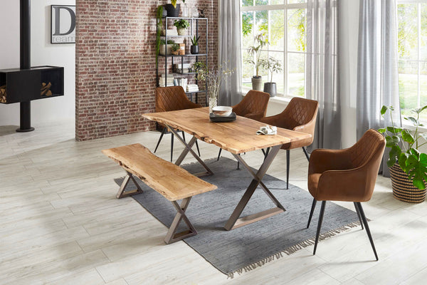 #naturfarben #260x100 #x-gestelledelstahl