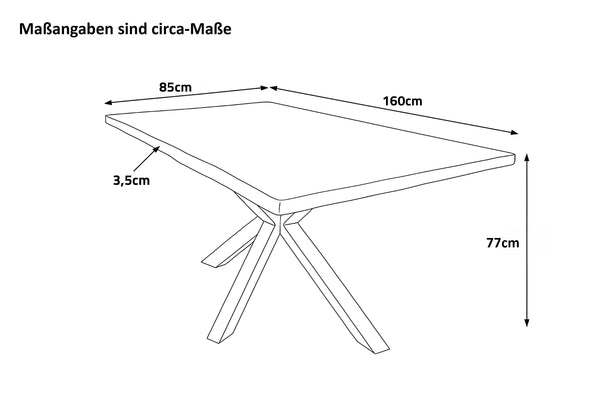#honigfarben #160x85 #spider-gestellsilber