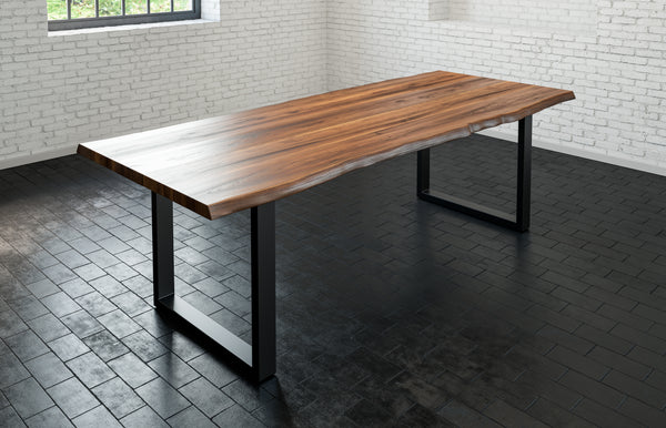 #nussbaumfarben #180x90 #u-gestellschwarz