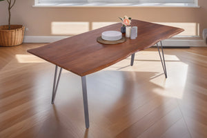 #nussbaumfarben #220x100 #hairpin-gestellsilber