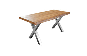 #naturfarben #240x100 #x-gestellsilber