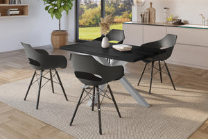 #holzgrau-optik #140x80 #spider-gestellsilber