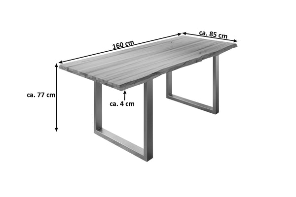 #naturfarben #160x85 #u-gestellsilber