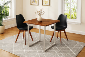 #nussbaumfarben #80x80 #u-gestellsilber
