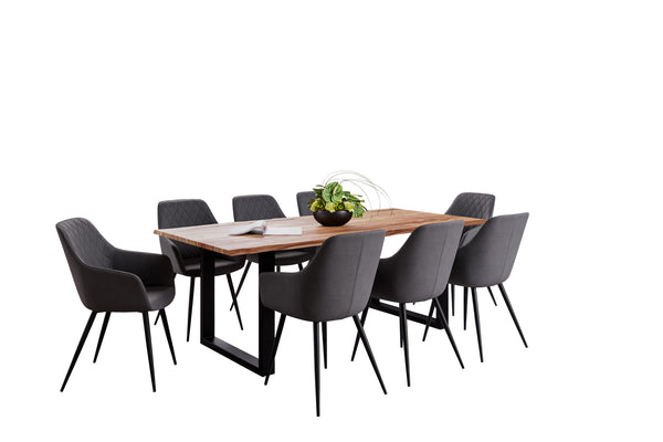 #naturfarben #200x100 #u-gestellschwarz