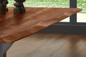 #nussbaumfarben #240x100 #spider-gestellsilber