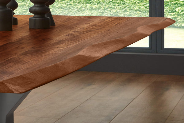 #nussbaumfarben #240x100 #spider-gestellsilber