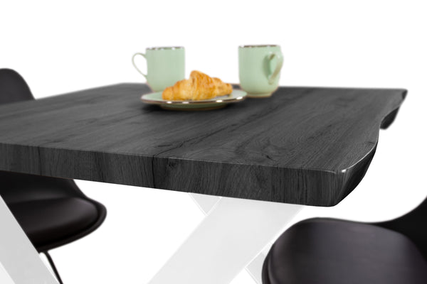 #graufarben #80x80 #x-gestellweiß