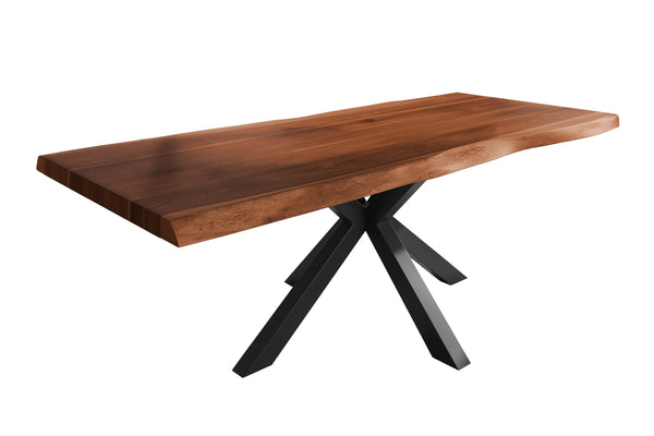#nussbaumfarben #220x110 #spider-gestellschwarz