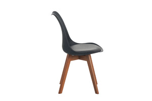 #nussbaumfarben #180x90 #schalenstuhlschwarz