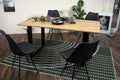 #naturfarben #220x100 #u-gestellschwarz