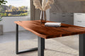 #nussbaumfarben #140x80 #u-gestellschwarz