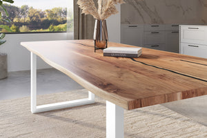 #naturfarben #260x100 #u-gestellweiß