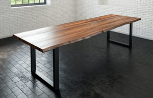 #nussbaumfarben #320x100 #u-gestellschwarz